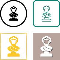 Statue Icon Design vector