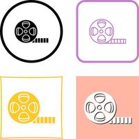 Film Reel Icon Design vector