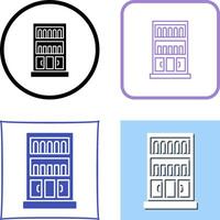 Book Shelf Icon Design vector