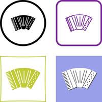 Accordion Icon Design vector