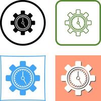 Time Management Icon Design vector