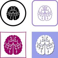 Brain Icon Design vector