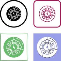 Time Management Icon Design vector