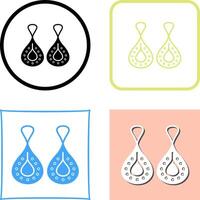 Earring Icon Design vector