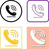 Phone Call Icon Design vector