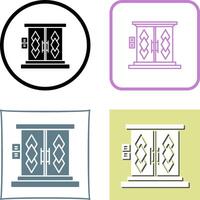 diseño de icono de puerta vector