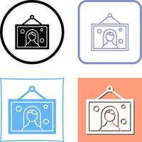 Wedding Photo Icon Design vector