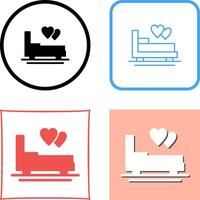 Honeymoon Icon Design vector