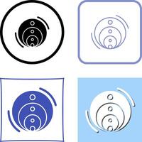 Venn Diagram Icon Design vector