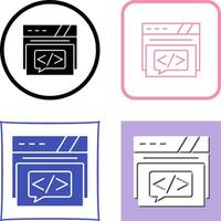 Message Icon Design vector