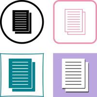 Document Icon Design vector
