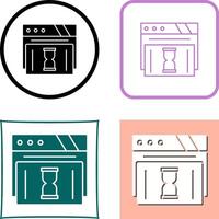 Waiting Icon Design vector