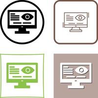 Vision Icon Design vector