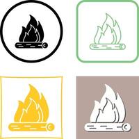 diseño de icono de fuego vector