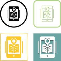 Library Icon Design vector