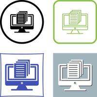 Document Icon Design vector