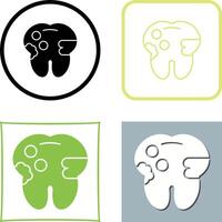 caries icono diseño vector