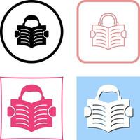 Reading Icon Design vector