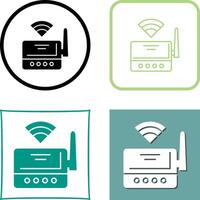 diseño de icono de enrutador wifi vector