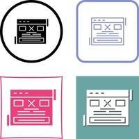 Error Icon Design vector