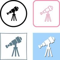 Telescope Icon Design vector
