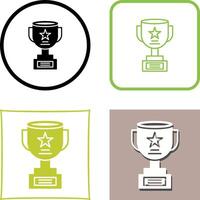 Trophy Icon Design vector