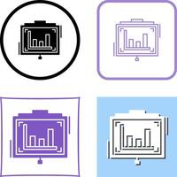 Presentation Icon Design vector