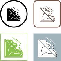Avalanche Icon Design vector
