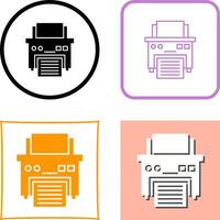 Printer Icon Design vector