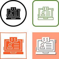 Employee Benefits Icon Design vector