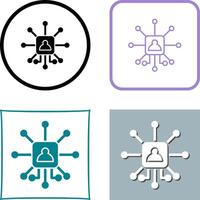 Networking Icon Design vector