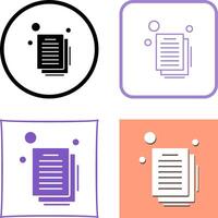 Document Icon Design vector