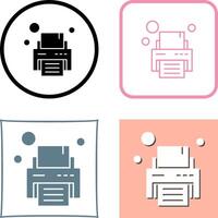 Printer Icon Design vector
