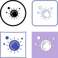 Sun Icon Design vector