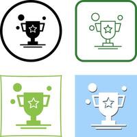 Trophy Icon Design vector
