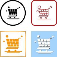 Trolley Icon Design vector