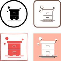 Table Icon Design vector