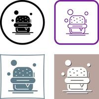 Burger Icon Design vector