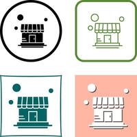 Store Icon Design vector