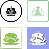 Pancake Icon Design vector