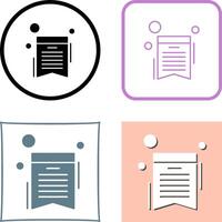 Wishlist Icon Design vector