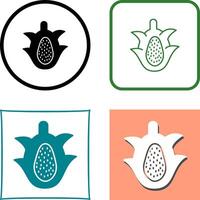 continuar Fruta icono diseño vector