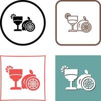 Lime Juice Icon Design vector