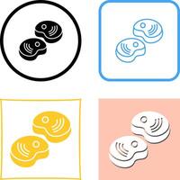 Steak Icon Design vector