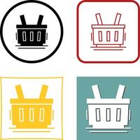 Shopping Basket Icon Design vector