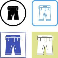 Pants Icon Design vector