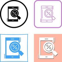 Magnifying Glass Icon Design vector