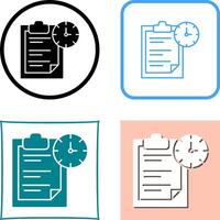 Task Management Icon Design vector