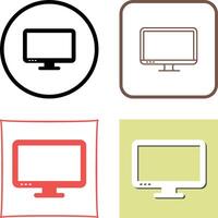 diseño de icono de pantalla lcd vector