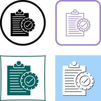 Check List Icon Design vector